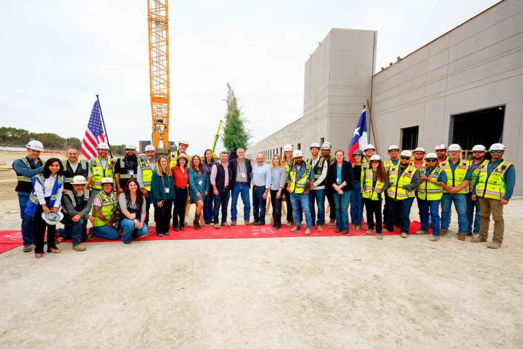 Bosque County data center celebrated by community in "topping out ceremony'